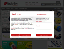 Tablet Screenshot of edu.barringtonsports.com